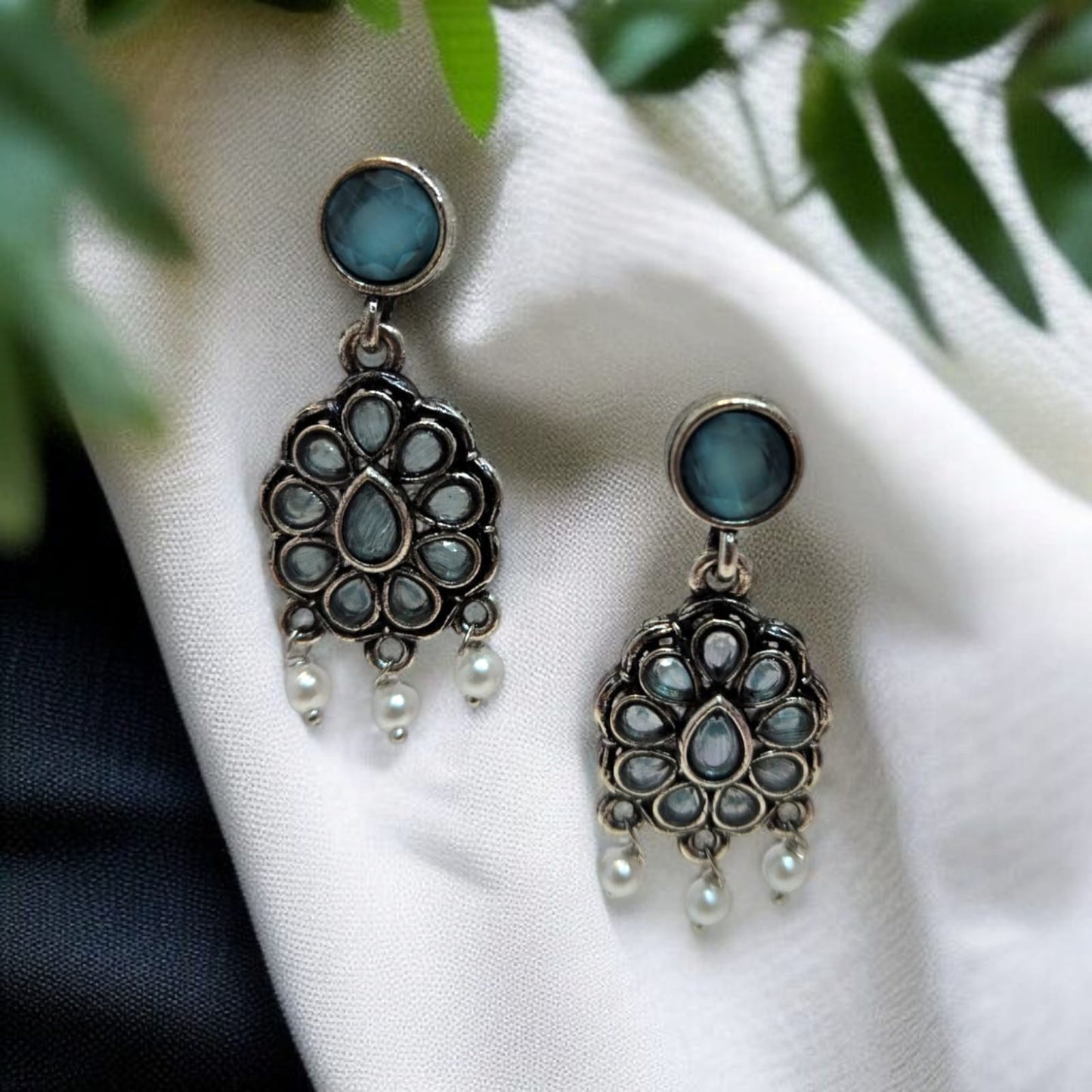 Oxadised Earrings - By "ZEVAR"
