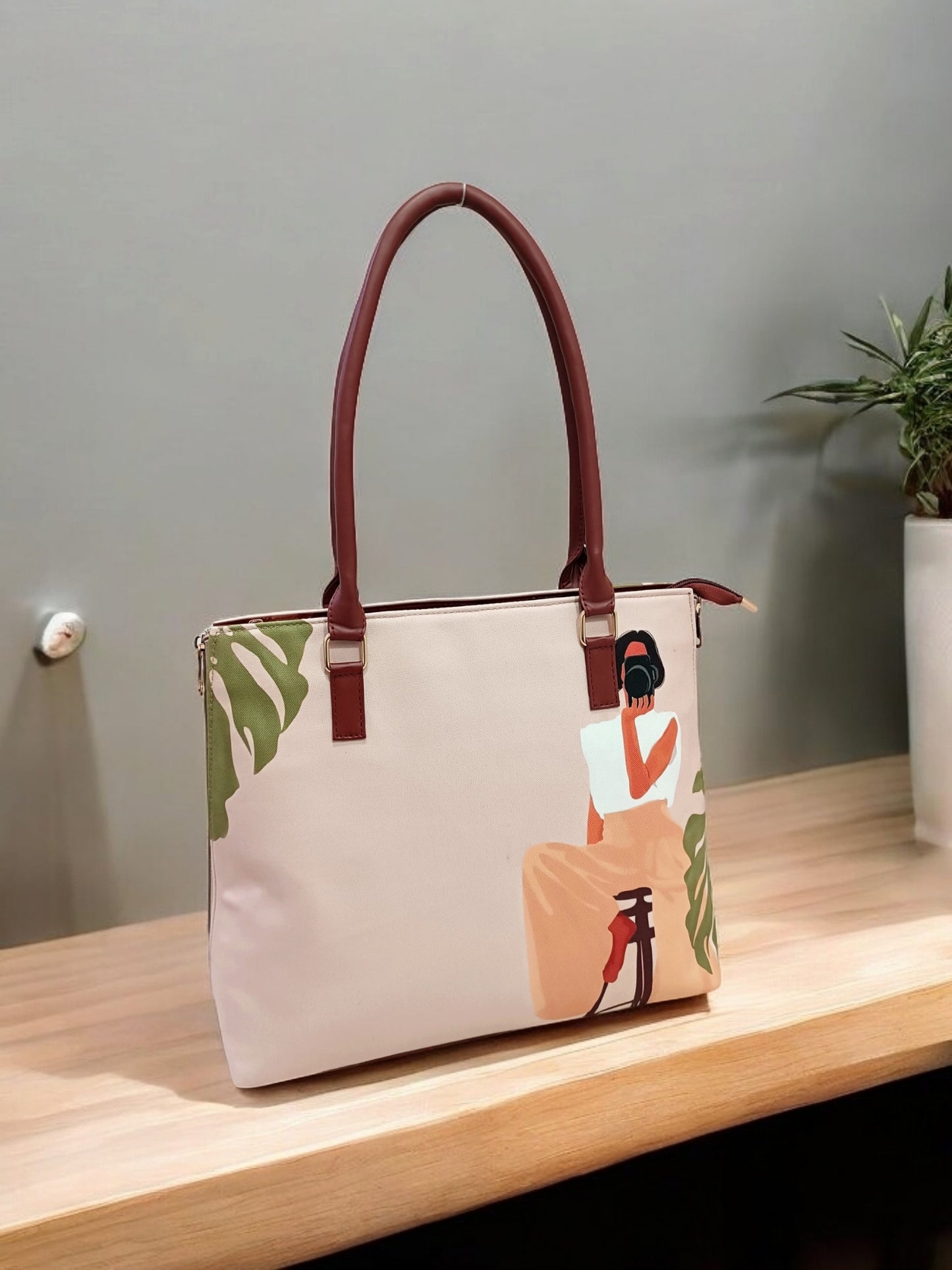 The Side Zipper Tote