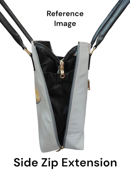 The Side Zipper Tote