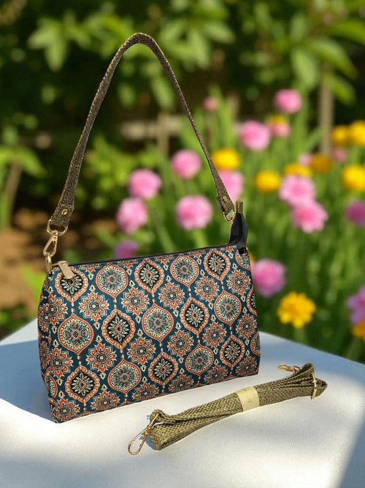 The Tussar Handbag Cum Sling