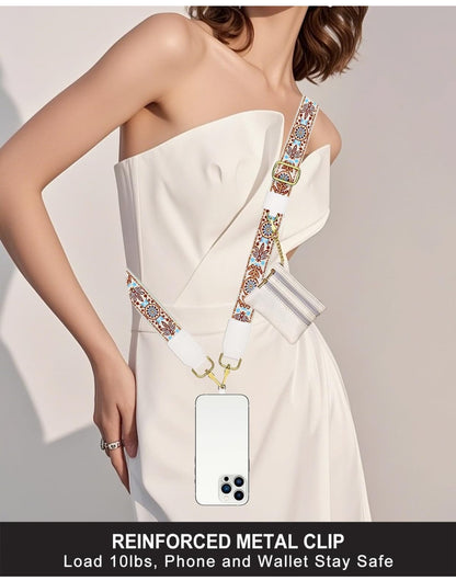 The " Sharron " Straps - Clipped Mobile Straps