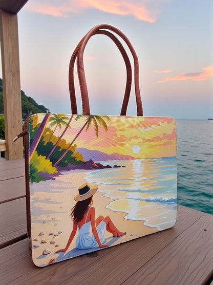 The Curve Laptop Tote