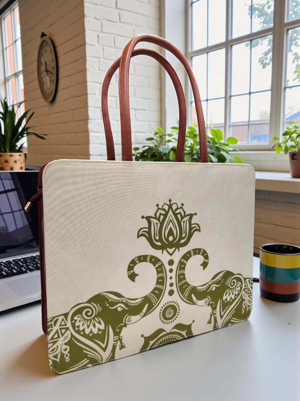 The Curve Laptop Tote