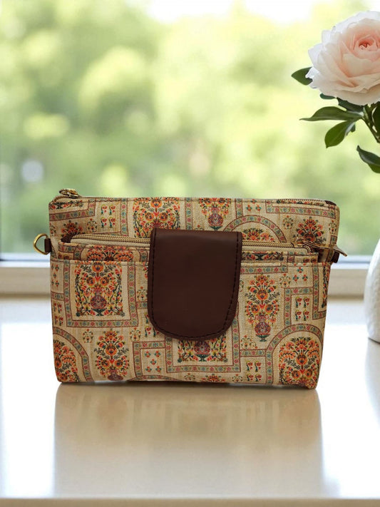 Tussar Small Pouch Cum Sling