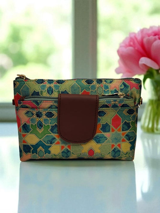 Tussar Small Pouch Cum Sling