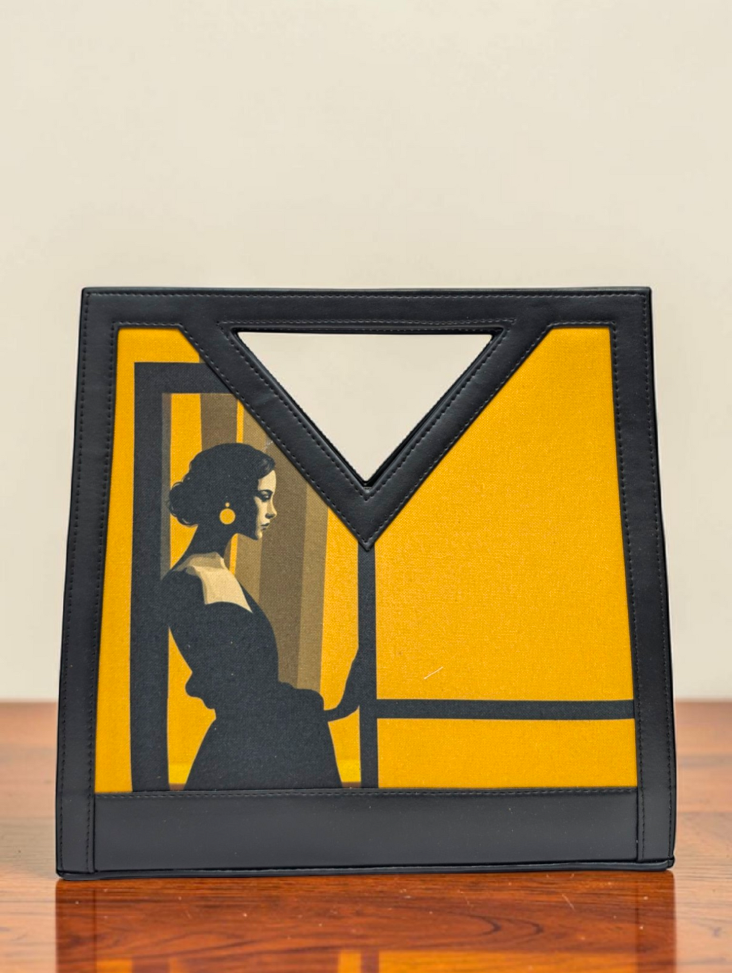 The Printed V-Cut Satchel