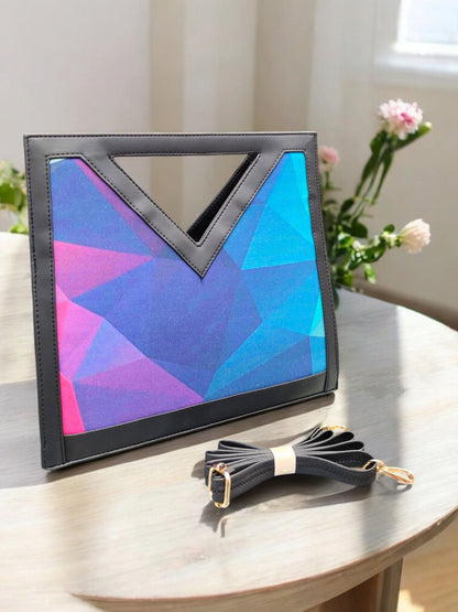 The V-Cut Satchel - Printed