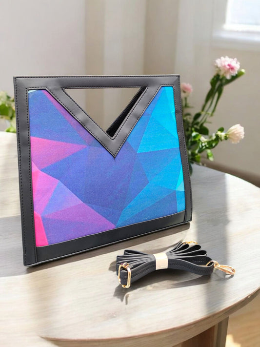 The V-Cut Satchel - Printed
