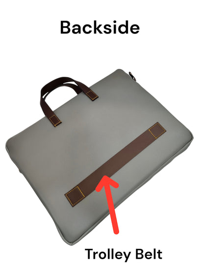 The Unisex Laptop Bags - Light Grey