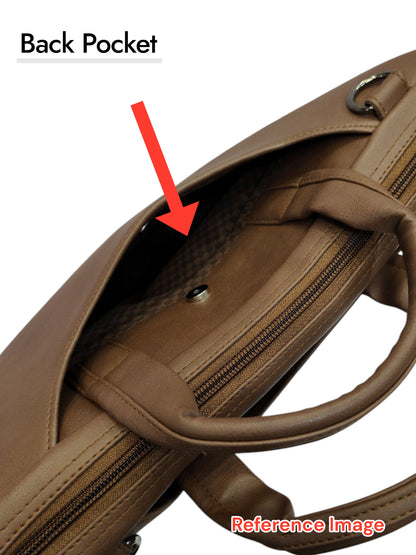 Office Bag - FC 823- For 16" (sleek) - L.BROWN