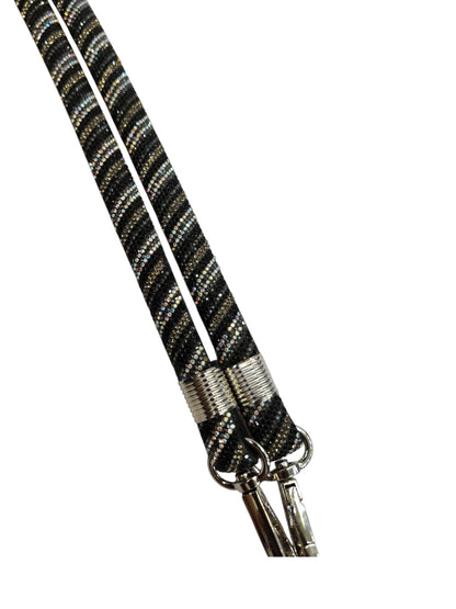 The BOLD - Sharron Straps (Black Striped)