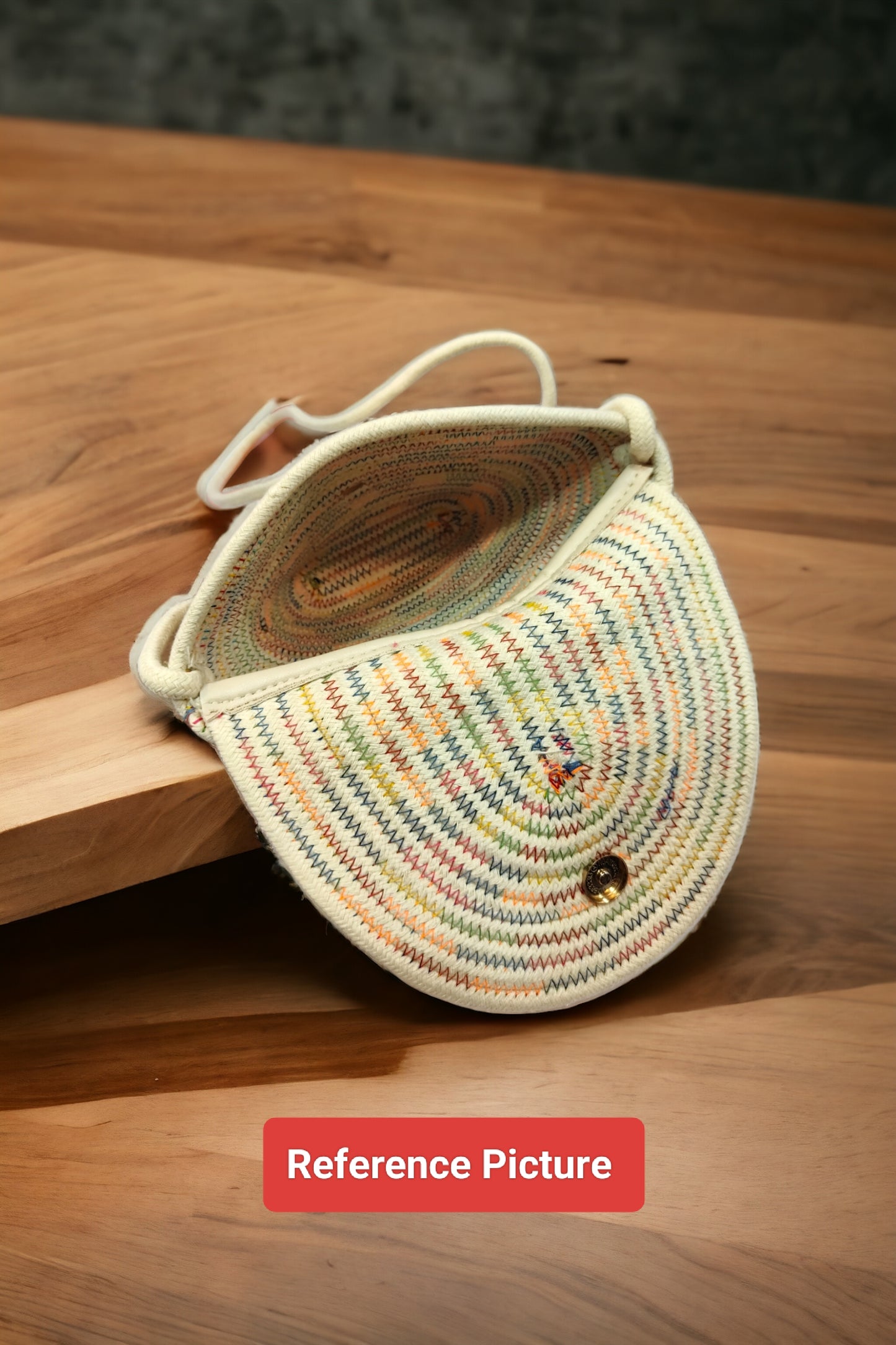 Crochet Floral Flap Sling