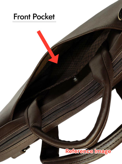 Office Bag - FC 823- For 16" (sleek) - BROWN
