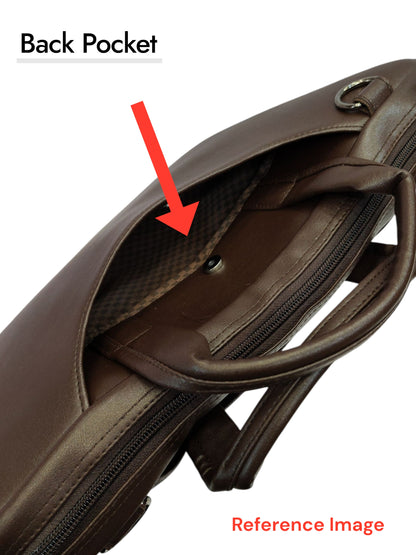 Office Bag - FC 823- For 16" (sleek) - BROWN