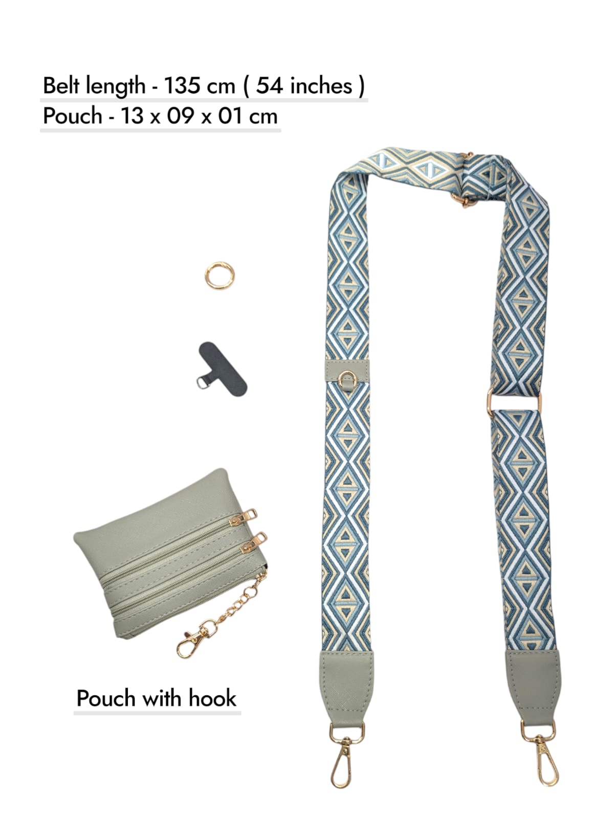 The " Sharron " Straps - Clipped Mobile Straps