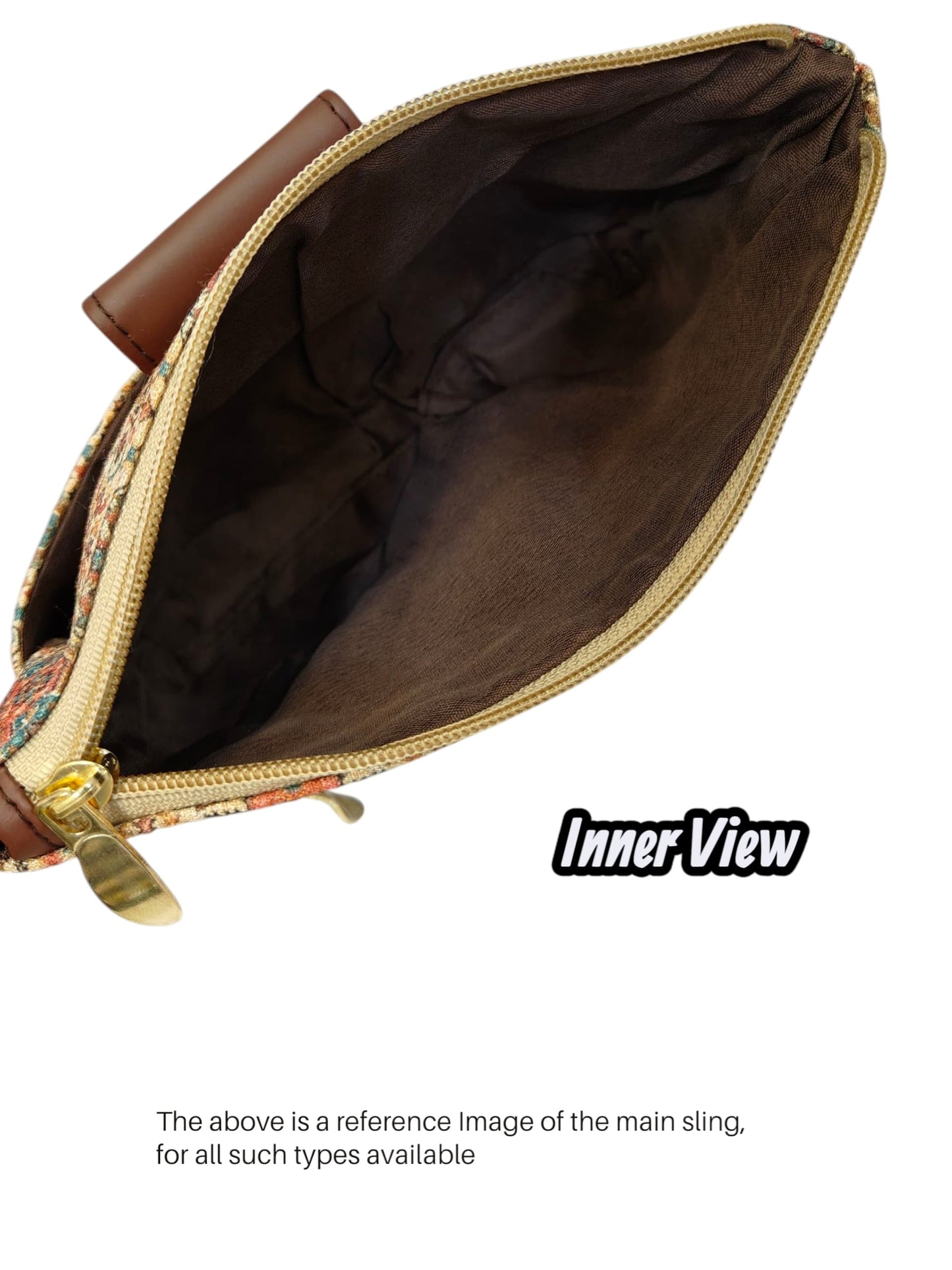 Tussar Small Pouch Cum Sling